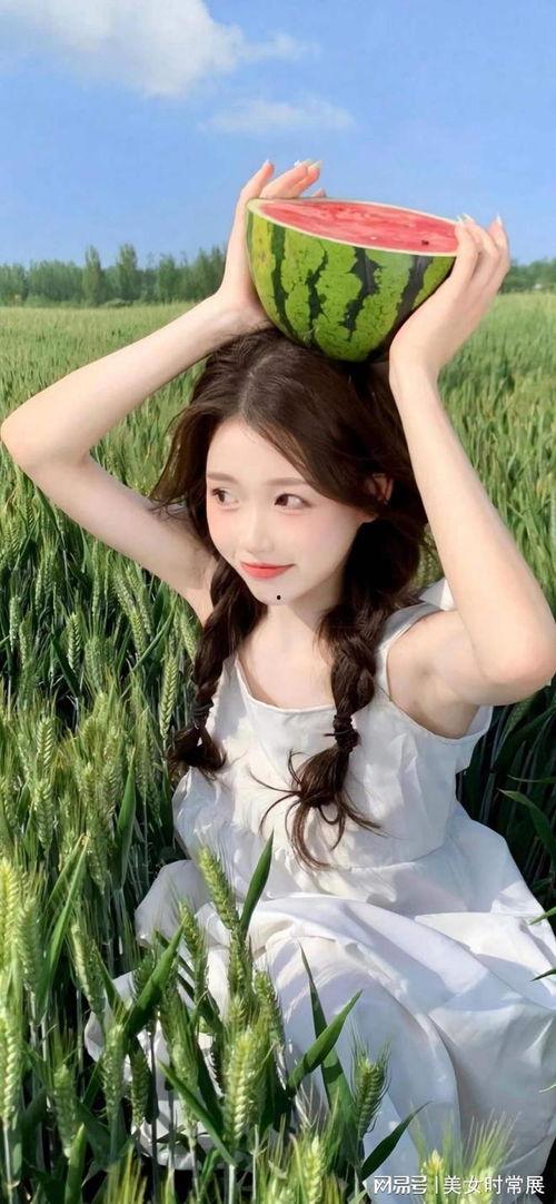 麦田里吃瓜,探寻乡村田园的悠闲时光